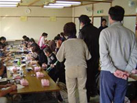 「駅長オススメの小さな旅」で「塩竈小筥」試食会